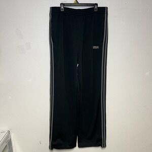 Muhammad Ali x Adidas Loose Sweatpants Mens Size XLT Black w/ Gold Stripes GUC